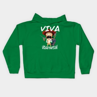 Viva la vegetarian Kids Hoodie